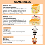 Colliegogo KachaBear Series-Vinyl Plush Pendant Blind Box, 6PCs Random Design Cute Figures Collectible Toys - Image 2