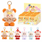 Colliegogo KachaBear Series-Vinyl Plush Pendant Blind Box, 6PCs Random Design Cute Figures Collectible Toys