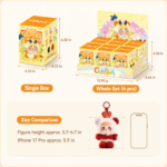 Colliegogo KachaBear Series-Vinyl Plush Pendant Blind Box, 6PCs Random Design Cute Figures Collectible Toys - Image 3