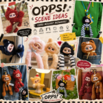 Colliegogo OPPS! Vinyl Plush Pendant Blind Box, 6PCs Mystery Figures Collectible Toys - Image 4