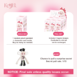 Colliegogo The extraordinary Keyki Series-Vinyl Plush Pendant Blind Box, 6PCs Random Design Cute Figures Collectible Toys - Image 2